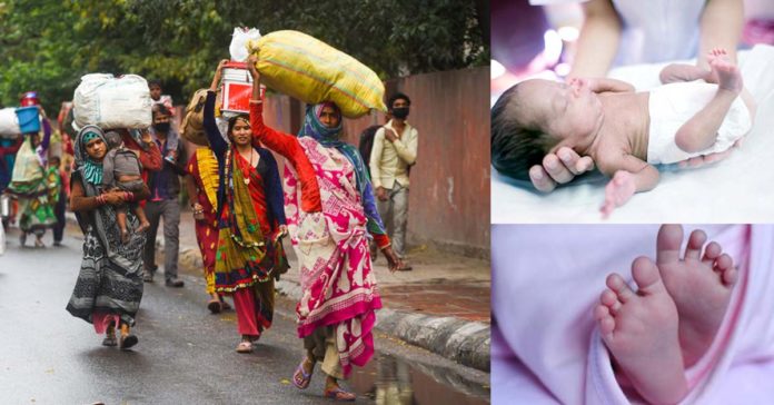 Woman Delivers Baby On Road